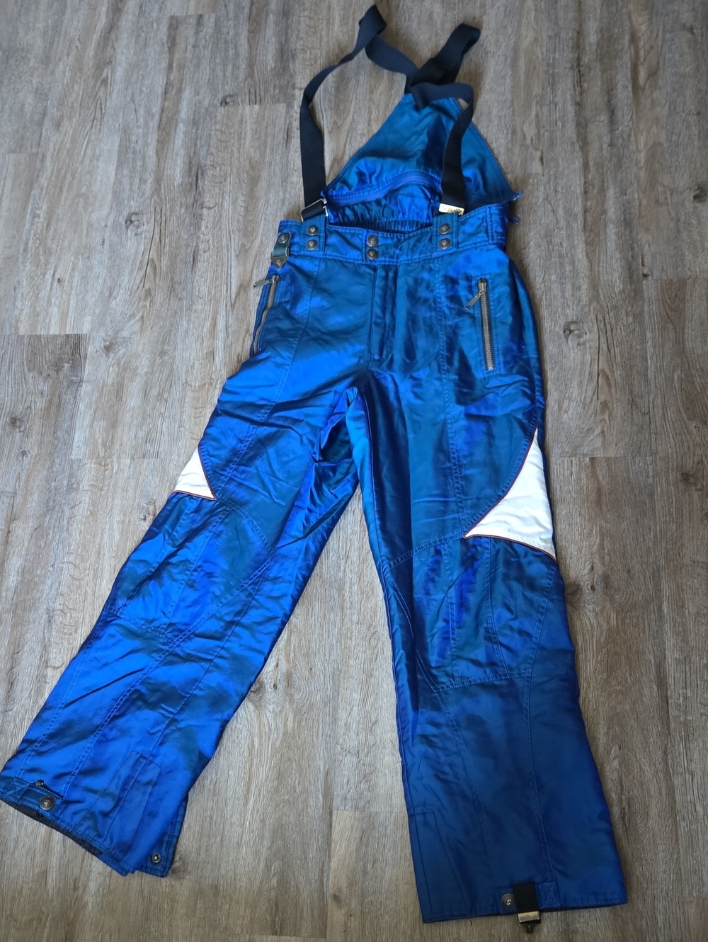Vintage Iridescent Spyder Snow Bib